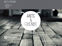 antsandfriends.com Webseite Vorschau