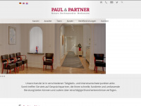 paul-partner.eu Webseite Vorschau