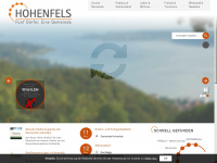 hohenfels.de Webseite Vorschau