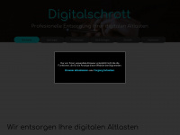 digitalschrott.de Webseite Vorschau