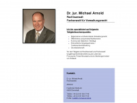 dr-arnold-michael.de Webseite Vorschau