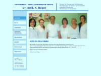 dr-bayat.de Webseite Vorschau