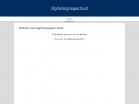 digitalsignagecloud.de Webseite Vorschau