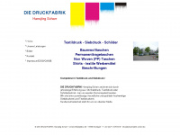 druckfabrik-scharr.de Webseite Vorschau