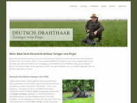 deutschdrahthaar.net Webseite Vorschau