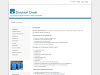 druckluft-direkt.de Webseite Vorschau