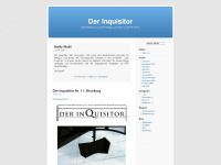 derinquisitor.wordpress.com Webseite Vorschau