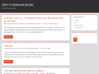 defis-random-noise.de Webseite Vorschau