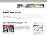 internet-fuer-architekten.de Webseite Vorschau