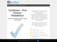 texttown.de Webseite Vorschau