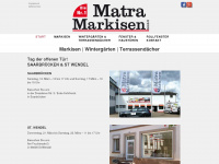 matra-markisen.de Webseite Vorschau