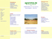 agrarinfos.de Webseite Vorschau