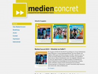 medienconcret.de Webseite Vorschau