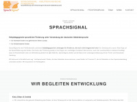 sprachsignal.de Webseite Vorschau