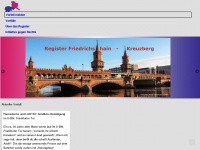 register-friedrichshain.de Webseite Vorschau