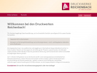 druckwerke-reichenbach.de Webseite Vorschau