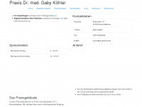 dr-gkoehler.de Webseite Vorschau