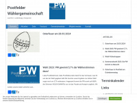pw-postfeld.de Webseite Vorschau