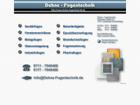 dehne-fugentechnik.de Webseite Vorschau