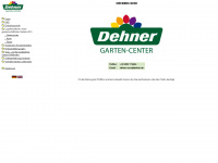 dehner-scm.de Webseite Vorschau