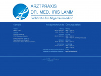 dr-iris-lamm.de Webseite Vorschau