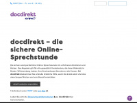 docdirekt.de Webseite Vorschau
