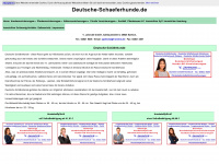 deutsche-schaeferhunde.de Webseite Vorschau