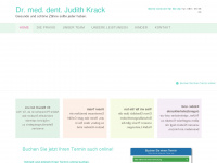 dr-judith-krack.de Webseite Vorschau
