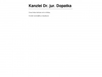 dr-jur-dopatka.de Webseite Vorschau
