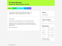 dr-karen-neumann.de Webseite Vorschau