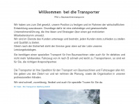 die-transporter.com Webseite Vorschau