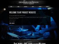 drumming-for-passion.de Webseite Vorschau