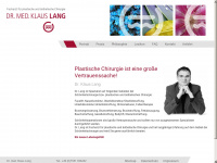 dr-klaus-lang.de Webseite Vorschau