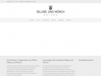 dilling-muench.de Webseite Vorschau