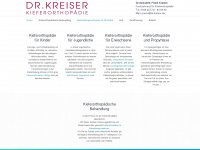 dr-kreiser.de Webseite Vorschau