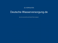 deutsche-wasserversorgung.de Webseite Vorschau