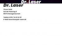 dr-laser.de Webseite Vorschau