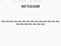 matteahbaim.com Webseite Vorschau