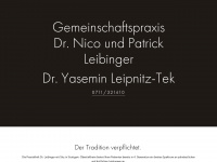 dr-leibinger.de Webseite Vorschau