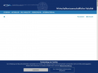 wiwi.uni-goettingen.de Webseite Vorschau