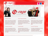q-rage.de Webseite Vorschau