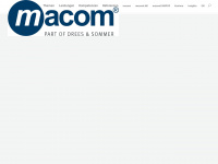 macom.de Webseite Vorschau