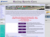 racingsportscars.com Webseite Vorschau
