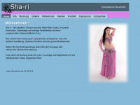 sha-ri.de Webseite Vorschau