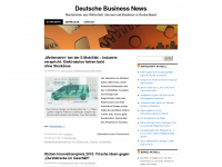 deutschebusinessnews.wordpress.com Webseite Vorschau