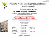 dr-monika-kanthack.de Webseite Vorschau