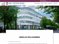 dr-peter-ring.de Webseite Vorschau