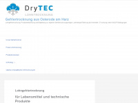 drytec-lohntrocknung.de Webseite Vorschau
