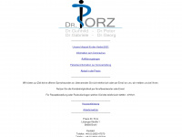 dr-porz.de Webseite Vorschau