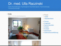dr-raczinski.de Webseite Vorschau